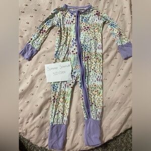 Flower fields little sleepies zippy